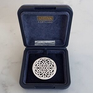 Ortak of Scotland Sterling Silver Celtic Brooch